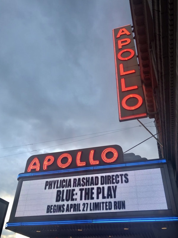 Up on the Marquee: BLUE at the Apollo Theater Image