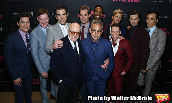 Matt Bomer, Brian Hutchison, Zachary Quinto, Mart Crowley, Joe Mantello, Tuc Watkins, Photo