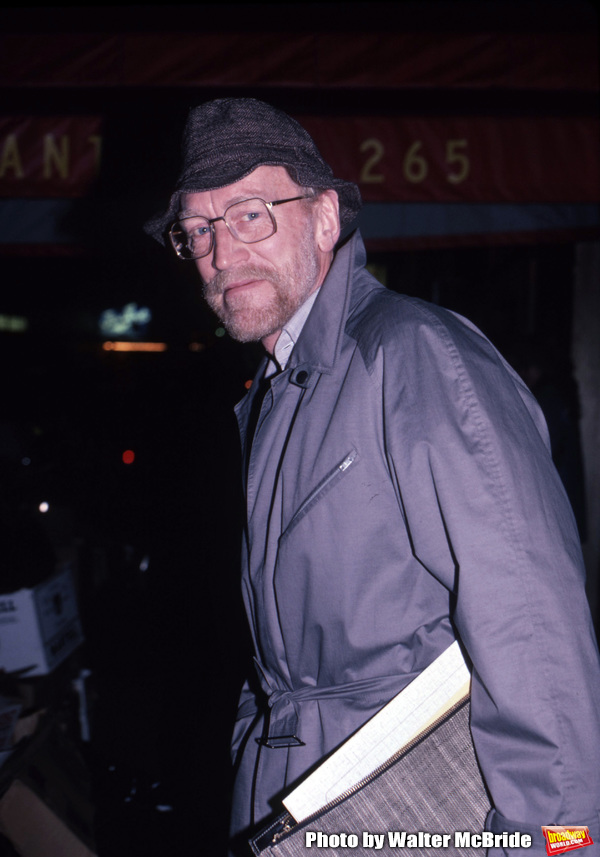 Max Von Sydow after the final Broadway performance of "Duet for One" on January 2, 19 Photo