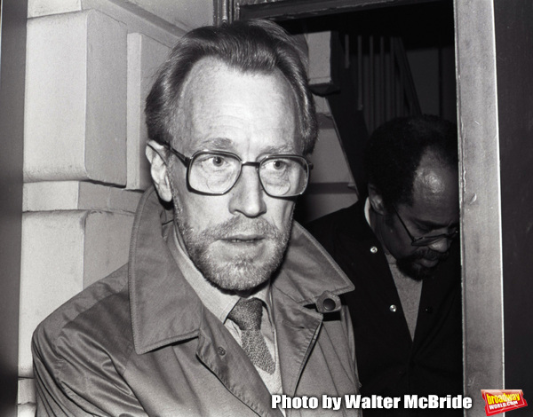 Max Von Sydow after the final Broadway performance of 