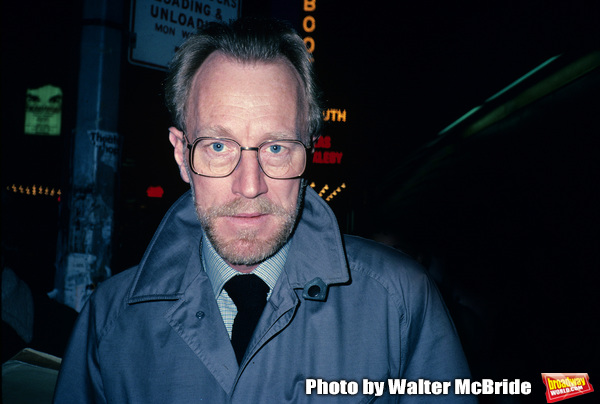 Max Von Sydow after the final Broadway performance of "Duet for One" at the Royale Th Photo