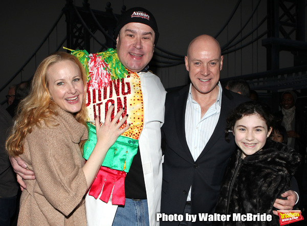Katie Finneran, Merwin Foard, Anthony Warlow & Lilla Crawford attending the Broadway  Photo