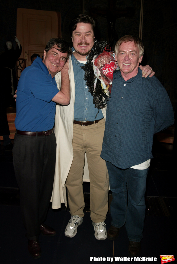 Gary Beach and Daniel Davis with Gypsy Robe Winner Mervin Foard.Attending the Opening Photo