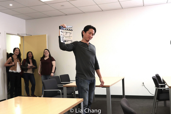 Photo Flash: Jaygee Macapugay, Garth Kravits And Paulo K Tirol On The Set Of THE LANGUAGE LESSON Image
