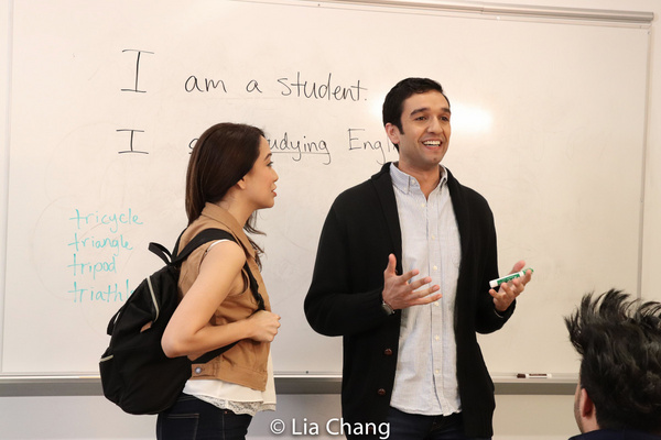 Photo Flash: Jaygee Macapugay, Garth Kravits And Paulo K Tirol On The Set Of THE LANGUAGE LESSON Image
