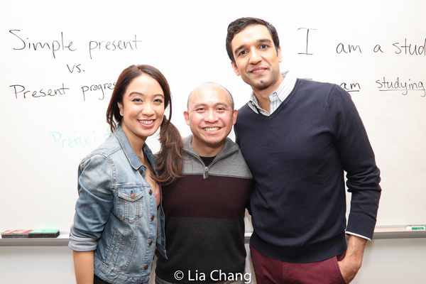 Photo Flash: Jaygee Macapugay, Garth Kravits And Paulo K Tirol On The Set Of THE LANGUAGE LESSON Image