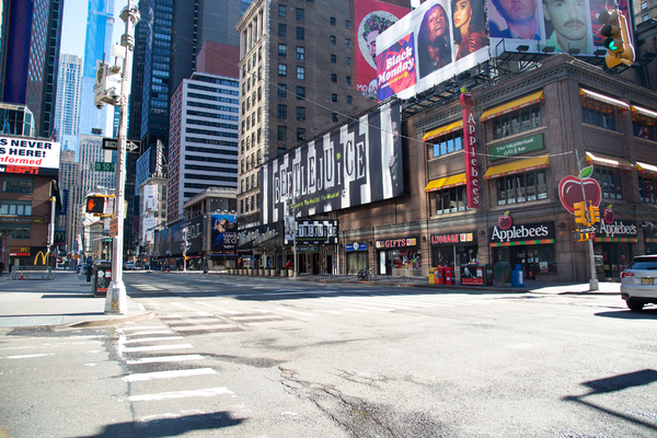 Photo Coverage: 19 Eerie Images of a Desolate Times Square 