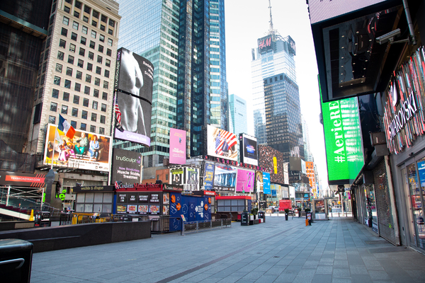 Photo Coverage: 19 Eerie Images of a Desolate Times Square 