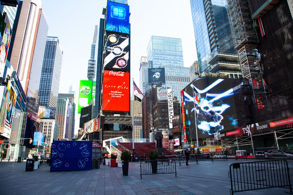 Photo Coverage: 19 Eerie Images of a Desolate Times Square Image