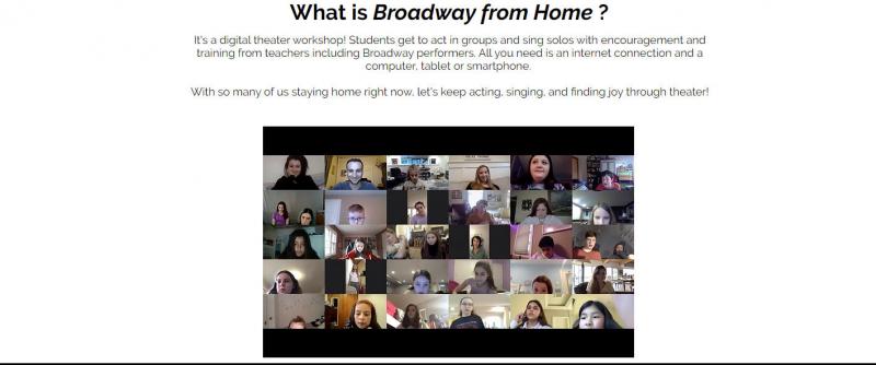 Feature: Broadway From Home Brings Global Connection to Young People and Professional Actors 