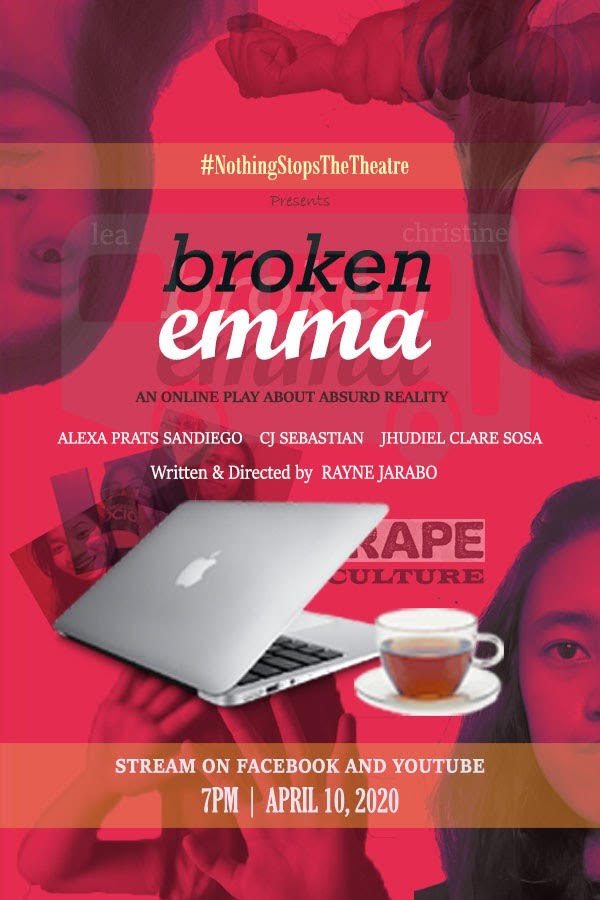 #NothingStopsTheTHEATRE Premieres BROKEN EMMA Tonight, 7 p.m. Image