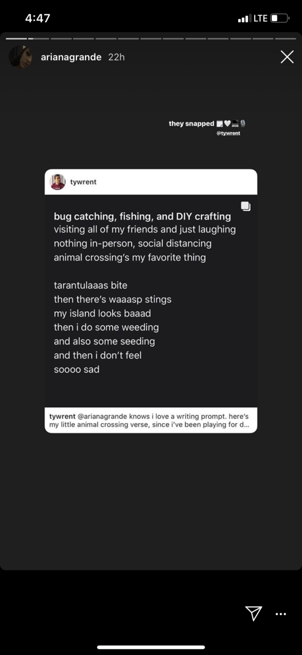 Ariana Grande Launches #QuarantineThings Parody Challenge Image