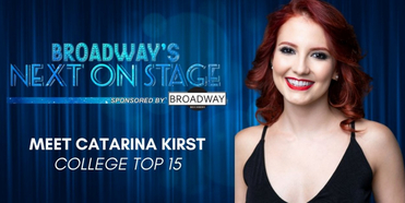 Meet the Next on Stage Top 15 Contestants - Catarina Kirst