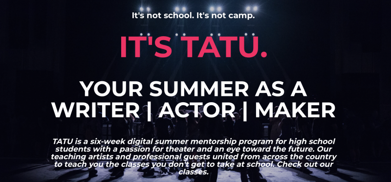 Feature: TEEN ARTISTS THEATER UNIVERSITY Is the Digital Theater Intensive You've Been Craving Image