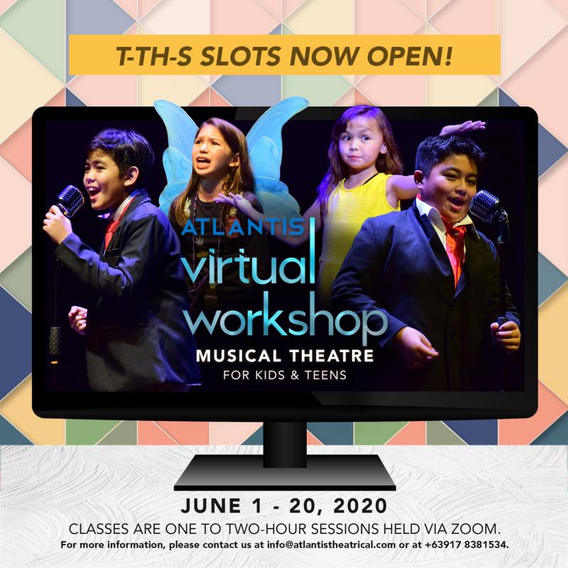 Atlantis Theatrical Adds Additional Slots to Its Virtual Musical Theater Workshop 