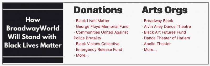 How BroadwayWorld Will Stand with Black Lives Matter Image
