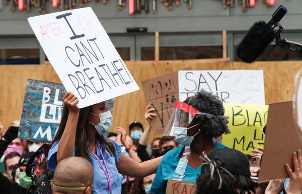Photo Flash: New Yorkers Take To The Streets For Black Lives Matter Protests Image