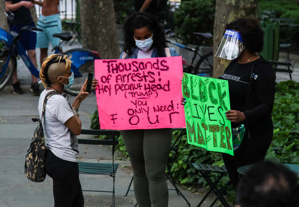 Photo Flash: New Yorkers Take To The Streets For Black Lives Matter Protests Image