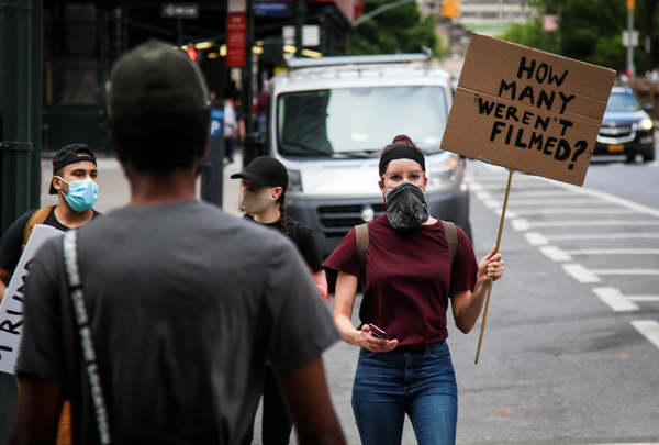 Photo Flash: New Yorkers Take To The Streets For Black Lives Matter Protests Image