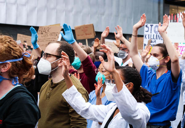 Photo Flash: New Yorkers Take To The Streets For Black Lives Matter Protests Image