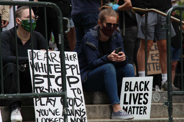 Photo Flash: New Yorkers Take To The Streets For Black Lives Matter Protests Image