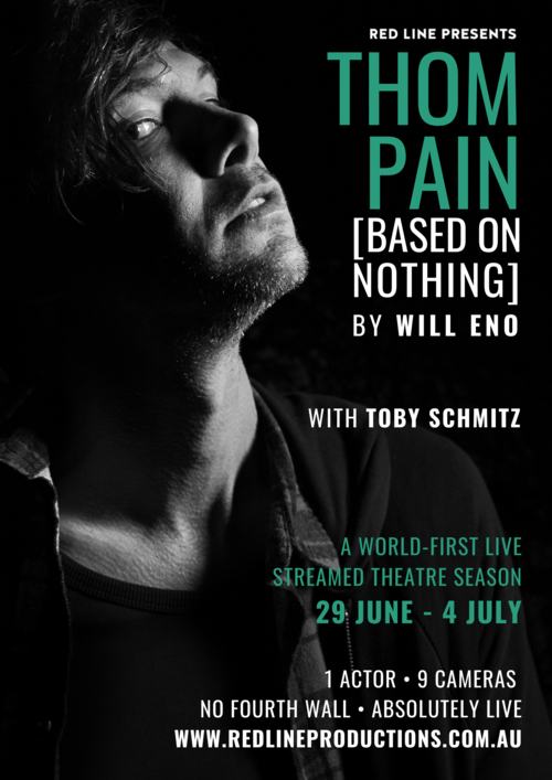 Review: Will Eno's THOM PAIN (BASED ON NOTHING) Is Presented For A Socially Distanced Audience In A Live Performance Streamed Online. Image