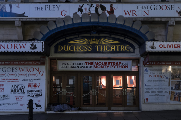 Photo Flash: A Look at the Dark Theatres of the West End, in Support of Scene/Change Image