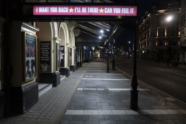 Photo Flash: A Look at the Dark Theatres of the West End, in Support of Scene/Change 