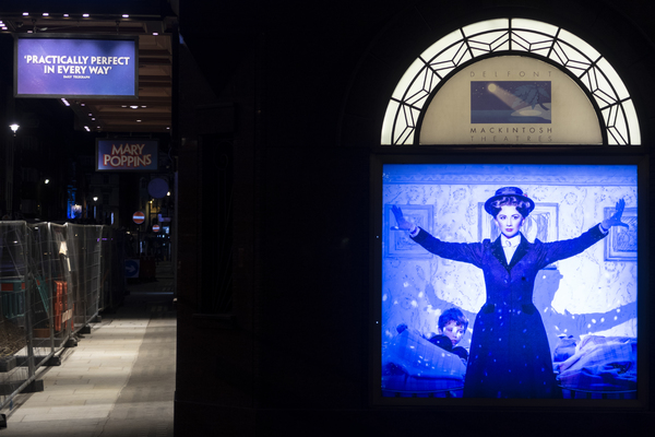 Photo Flash: A Look at the Dark Theatres of the West End, in Support of Scene/Change 