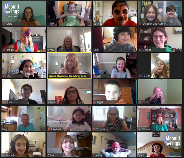 Photo Flash: Moonlit Wings' Virtual Camps Kick Off With Special Guest Grace DeAmicis From HARRY POTTER AND THE CURSED CHILD Image