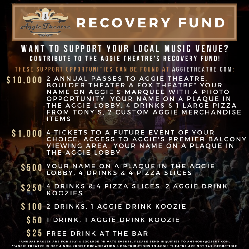 Z2 Entertainment Venues Launch Recovery Funds Image