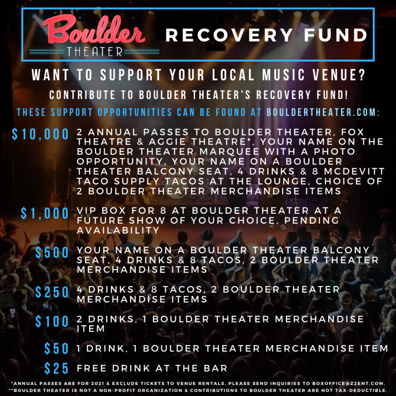 Z2 Entertainment Venues Launch Recovery Funds Image