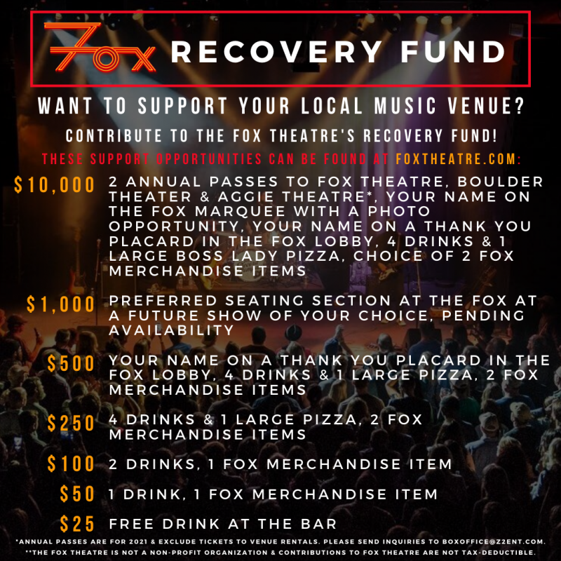 Z2 Entertainment Venues Launch Recovery Funds Image