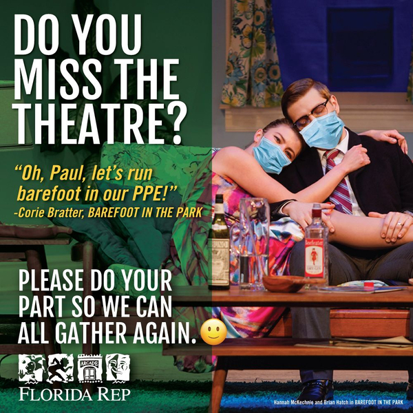 Photo Flash: Florida Repertory Theatre Launches 'Wear A Mask' Campaign Image