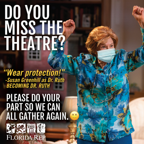 Photo Flash: Florida Repertory Theatre Launches 'Wear A Mask' Campaign 