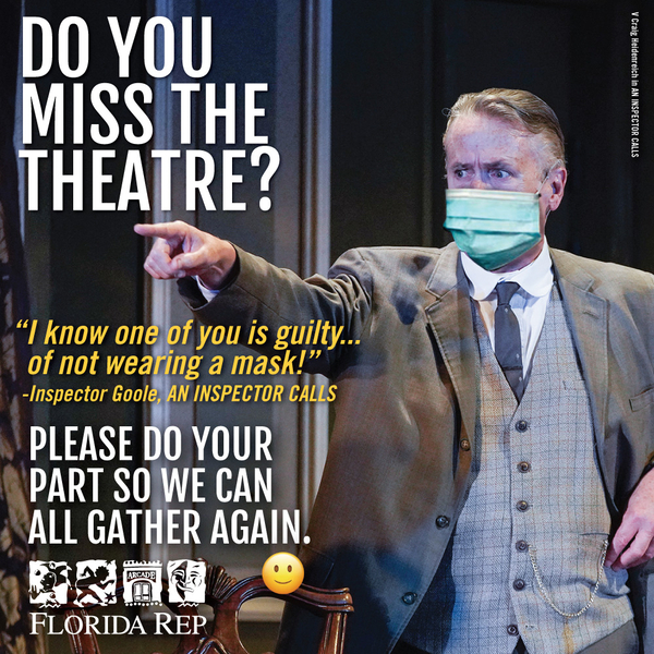 Photo Flash: Florida Repertory Theatre Launches 'Wear A Mask' Campaign Image