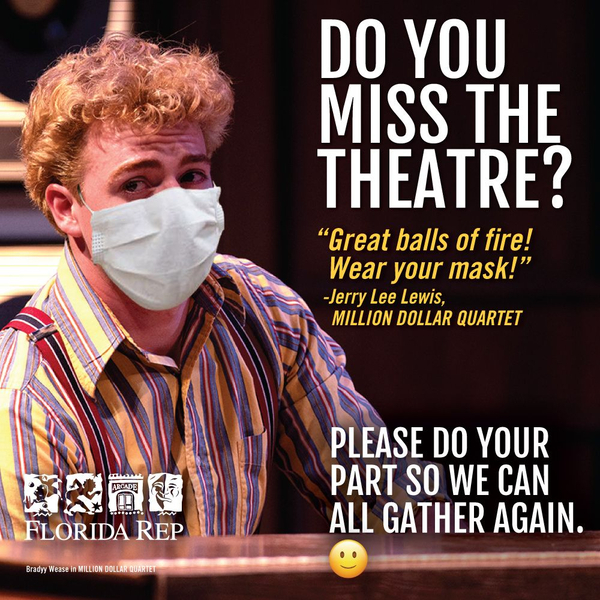 Photo Flash: Florida Repertory Theatre Launches 'Wear A Mask' Campaign 