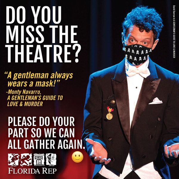 Photo Flash: Florida Repertory Theatre Launches 'Wear A Mask' Campaign 