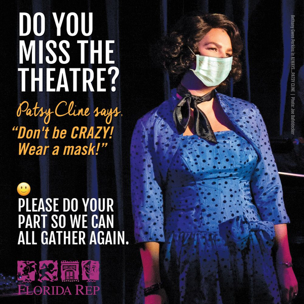 Photo Flash: Florida Repertory Theatre Launches 'Wear A Mask' Campaign Image