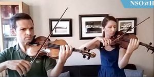 VIDEO: Benjamin Scott, Lauren Scott, and Abigail Leidy Perform as Part of NSO @ Home LIVE