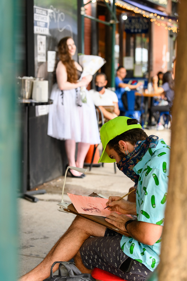 Photo Flash: Club Cumming Brings Artists Together With THE ANATOMY LESSON Outdoors Image