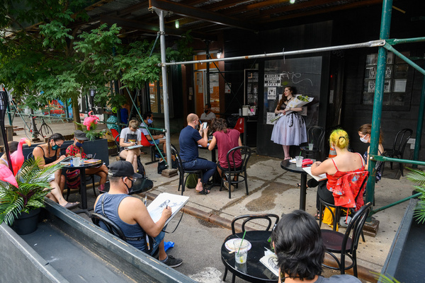 Photo Flash: Club Cumming Brings Artists Together With THE ANATOMY LESSON Outdoors Image