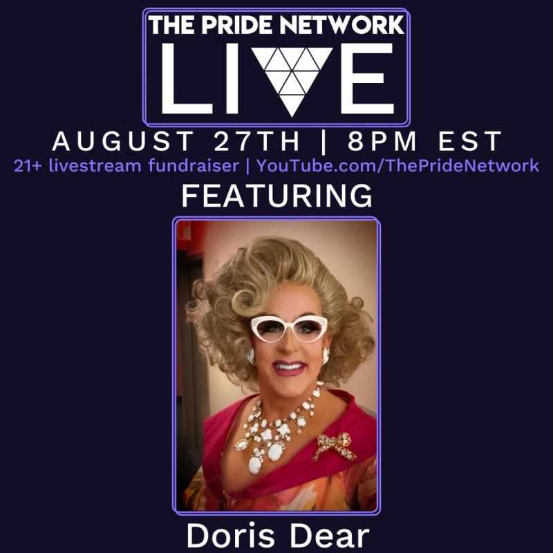BWW Previews: Doris Dear Makes Guest Appearance on PRIDE NETWORK LIVE! August 27th 