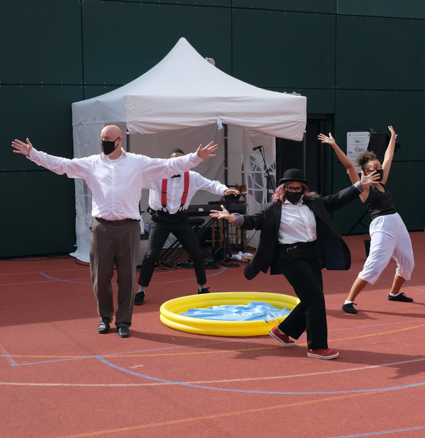 Photo Flash: Inside Rehearsal For Told by an Idiot's GET HAPPY at Greenwich+Docklands International Festival 