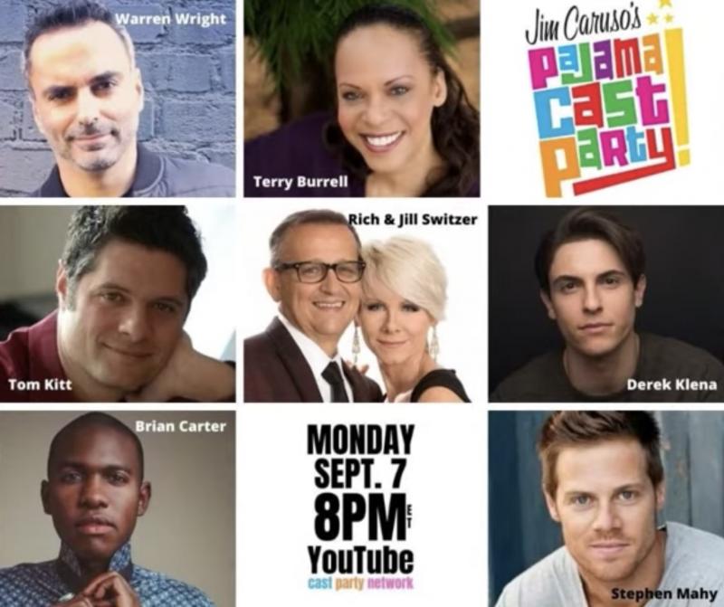 VIDEO: Watch Derek Klena, Tom Kitt & More on Jim Caruso's Pajama Cast Party- Live at 8pm! Image