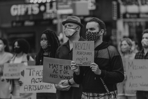 Photo Flash: Artists Gather in Times Square for Be An #ArtsHero Campaign Image