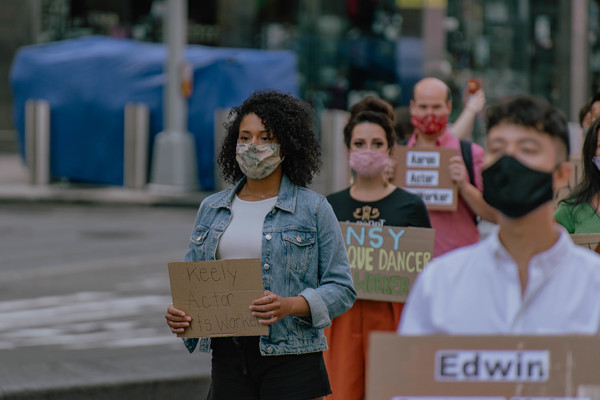 Photo Flash: Artists Gather in Times Square for Be An #ArtsHero Campaign Image