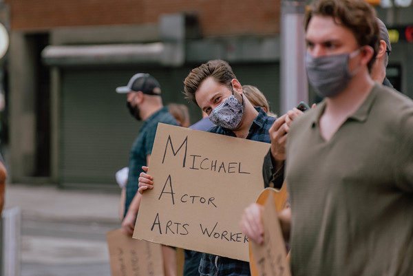 Photo Flash: Artists Gather in Times Square for Be An #ArtsHero Campaign 