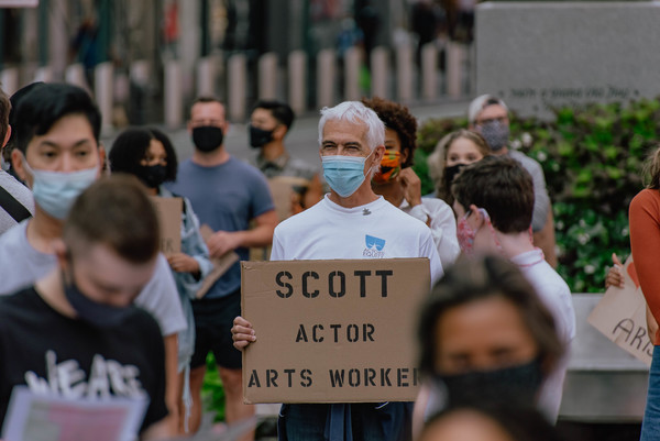 Photo Flash: Artists Gather in Times Square for Be An #ArtsHero Campaign Image