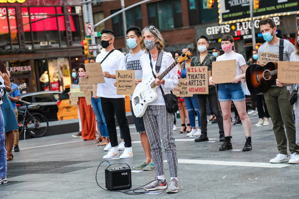 Photo Flash: Artists Gather in Times Square for Be An #ArtsHero Campaign Image